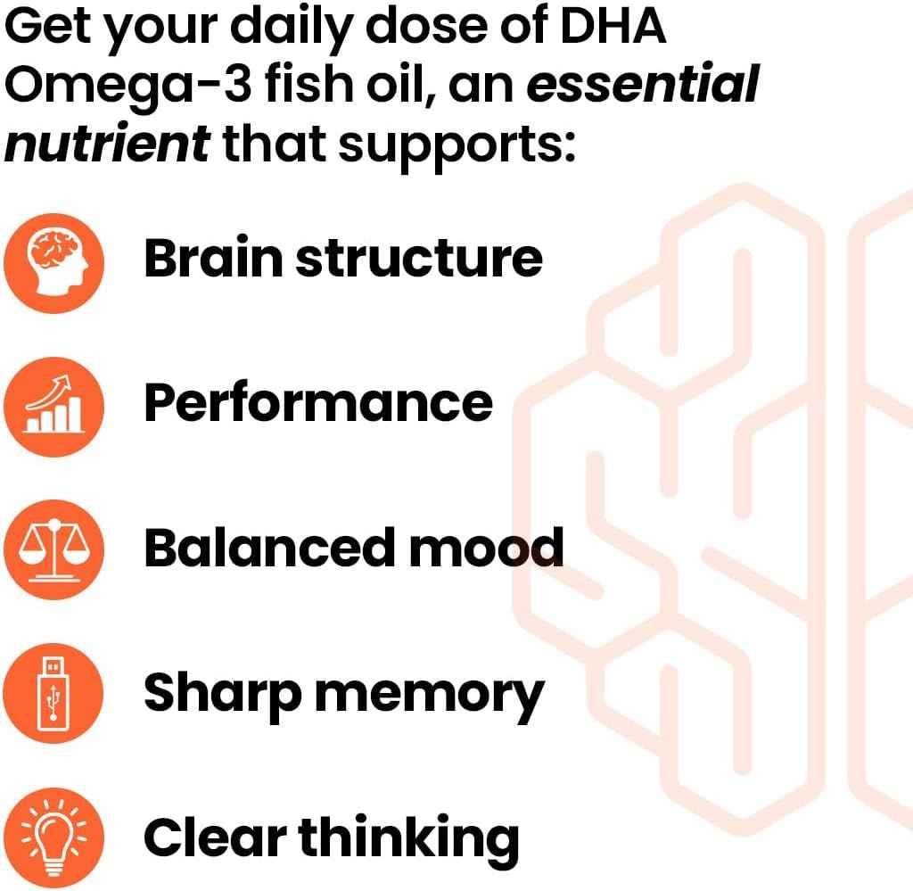 LifeSeasons NeuroQ Memory DHA-400 - Omega-3 Fish Oil Supplement - Mental Performance & Balance - Supports Neuro Brain Health - Protects Against Memory Loss & Improves Focus - 120 Softgels