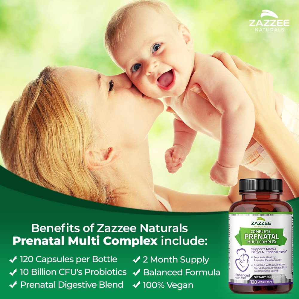 Zazzee PREGNOSITOL Powder and Extra Strength Prenatal Multi Complex