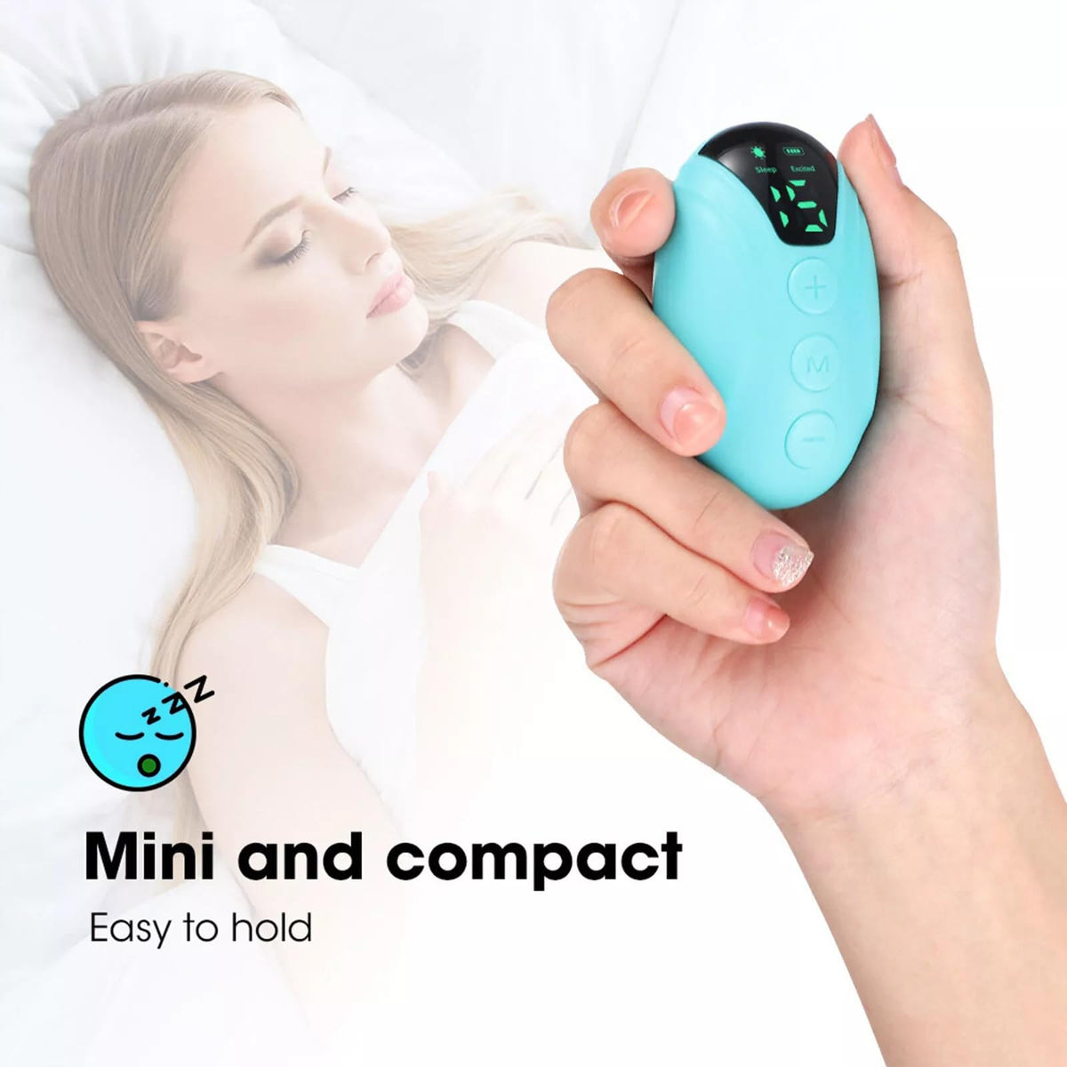 Hand Held Sleep Companion for Relaxation and Well-Being (Green, 1Pcs)