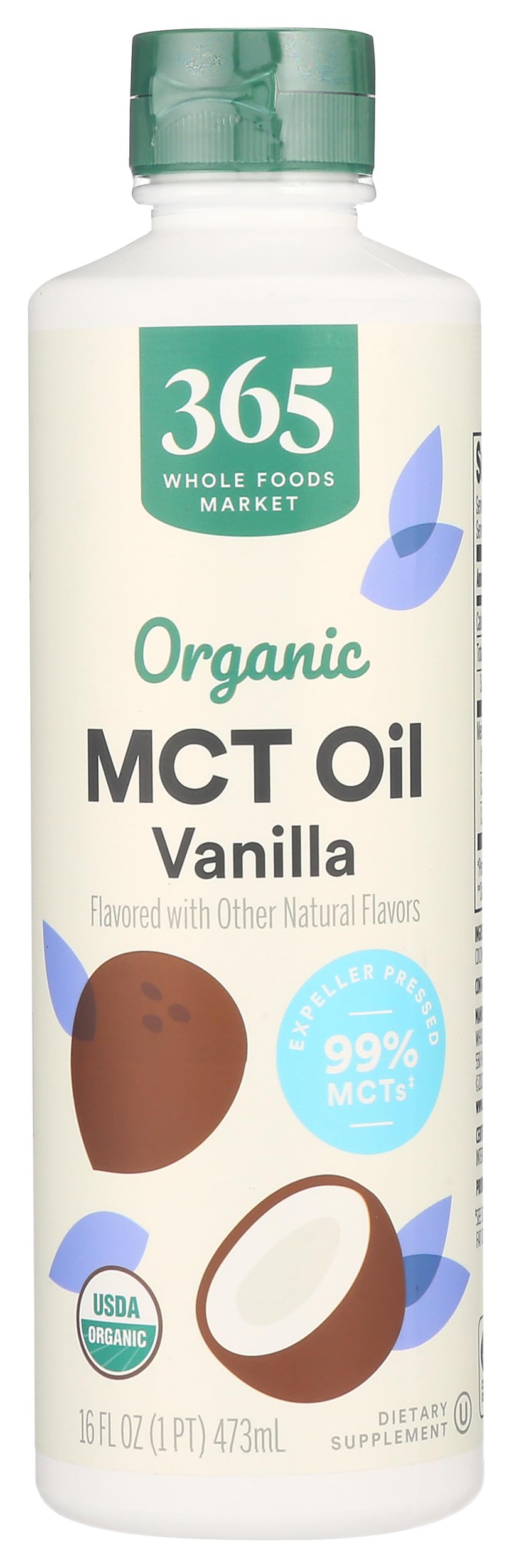 365 by Whole Foods Market, Organic Vanilla MCT Oil, 16 Fl Oz