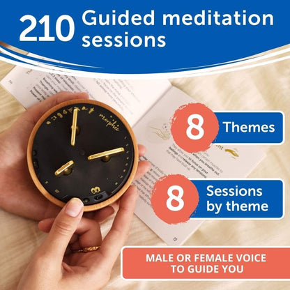 Morphée | Sound Machine for Sleep with Meditation | White Noise & Sound Therapy for Deep, Restful Sleep | 210 Sessions in 4 Languages | Perfect Meditation Accessory