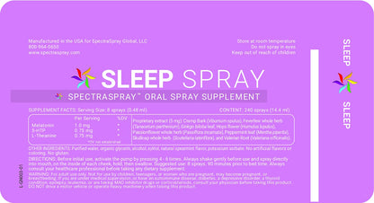 Spectraspray Sleep Support Spray (90 Day Supply) - Oral Spray Supplement