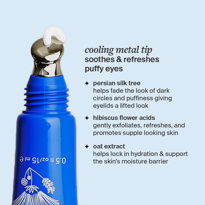 Cocokind Revitalizing Eye Cream – Hydrating & Depuffing Eye Cream with Cooling Metal Applicator for Fine Lines & Wrinkles (0.5 fl oz)