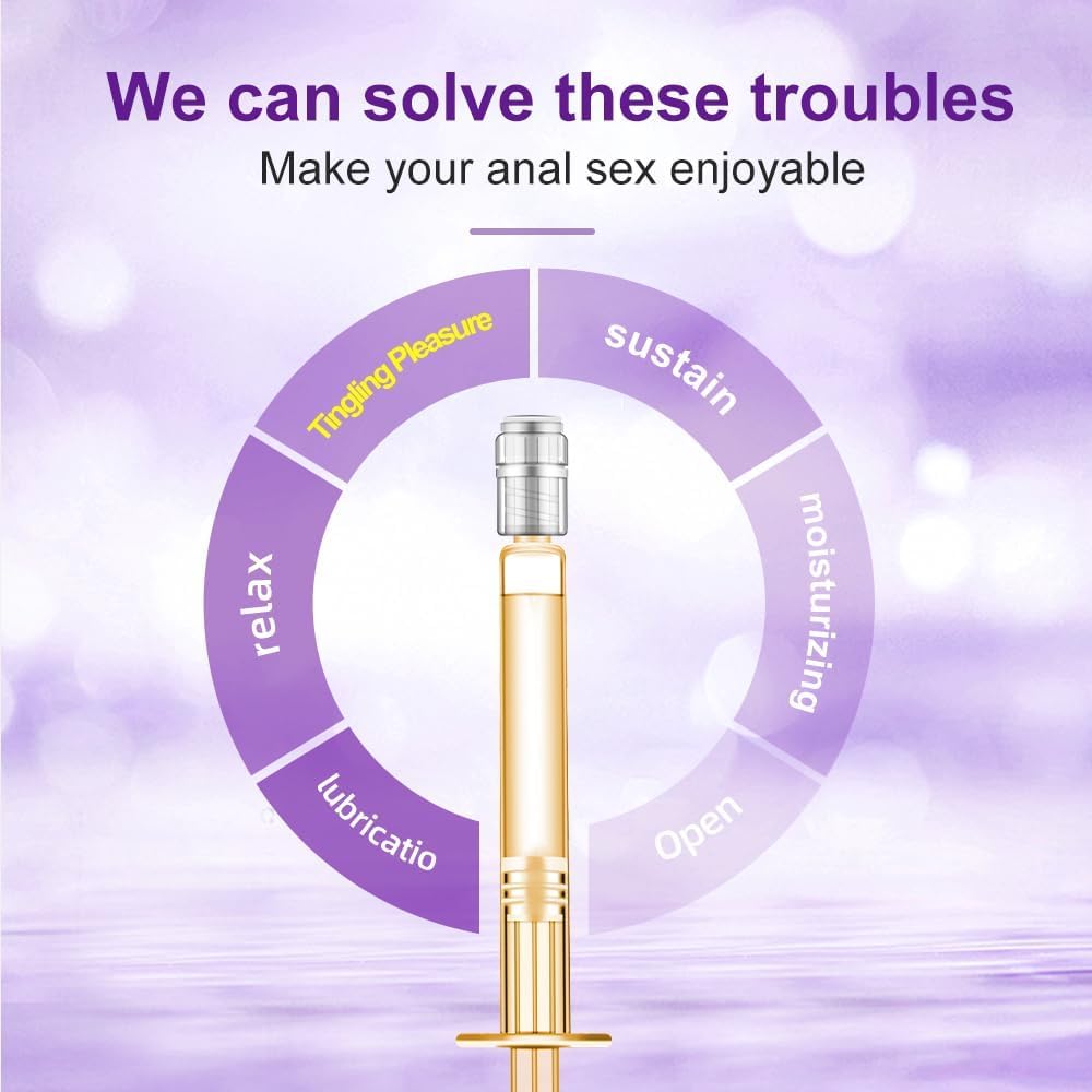 Anal Lube Applicator Set, 5 Pre-Filled Pleasure Gel