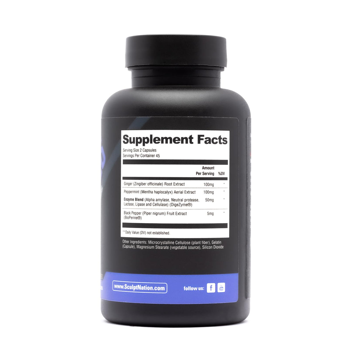 Sculpt Nation by V Shred Digestive Enzymes - Multi Enzyme for Digestion and Gut Health