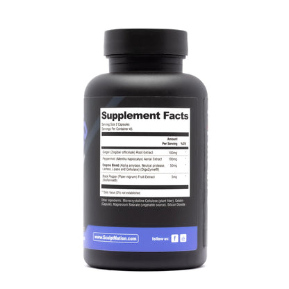 Sculpt Nation by V Shred Digestive Enzymes - Multi Enzyme for Digestion and Gut Health