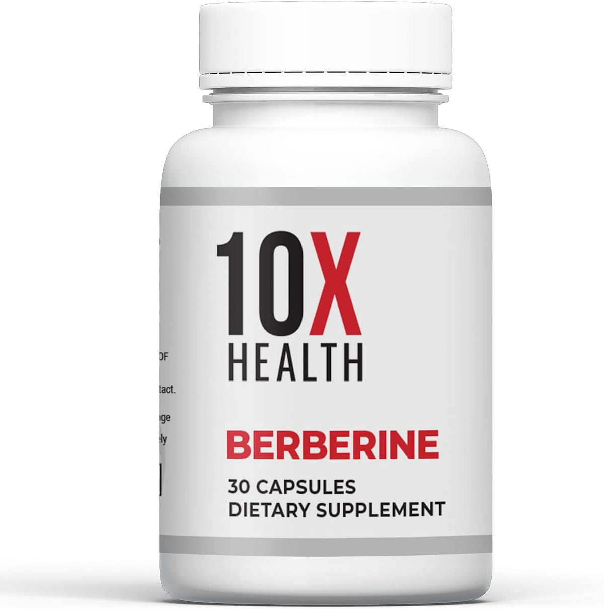 10X Health Berberine - 500mg, 30 Capsules - Dihydroberberine: 500mg for Better Absorption, Cardiovascular & Gut Health Support