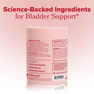 O Positiv URO Bladder Control Supplement for Urinary Urgency, Frequency, Leakage with Pumpkin Seed Extract, Soy Germ Extract