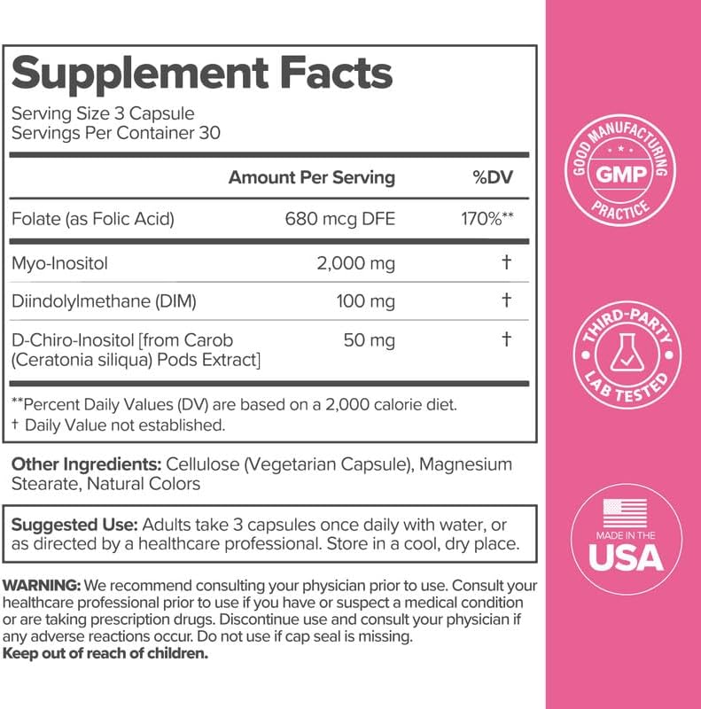 FLO Ovarian for Cycle Regularity - Myo & D-Chiro Inositol - 30-Day Supply