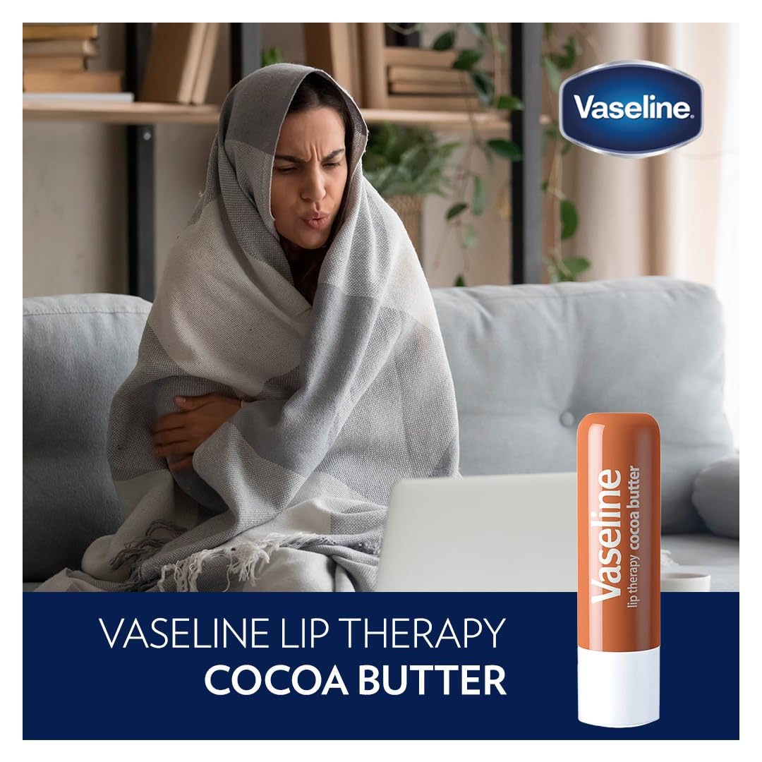 Vaseline Lip Therapy Cocoa Butter Twin Pack