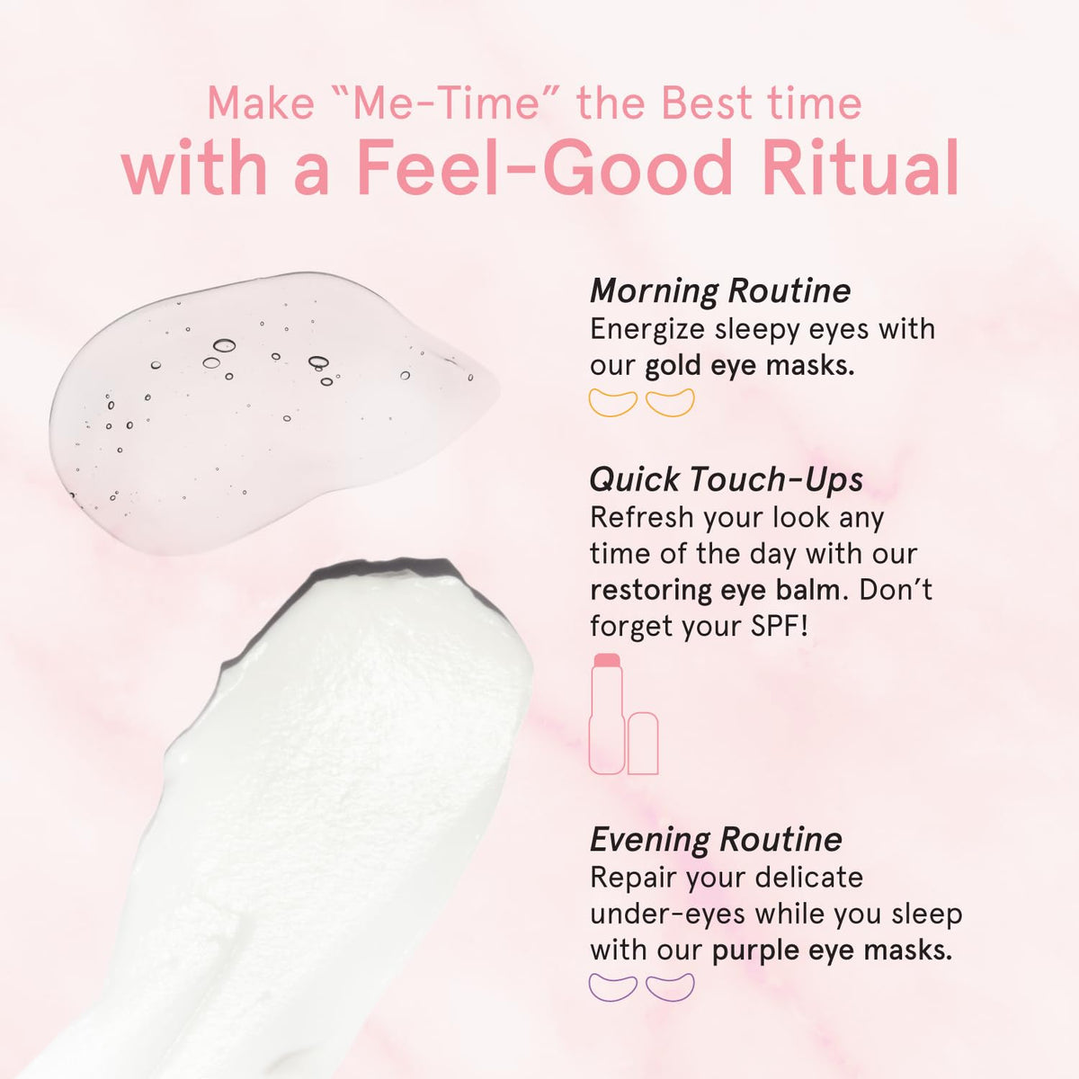 grace & stella Retinol & Caffeine Eye Brightener Balm Stick (3.5g) - Travel-Size Anti-Aging Treatment for Dark Circles, Puffiness & Wrinkles | Vegan Eye Cream Stick