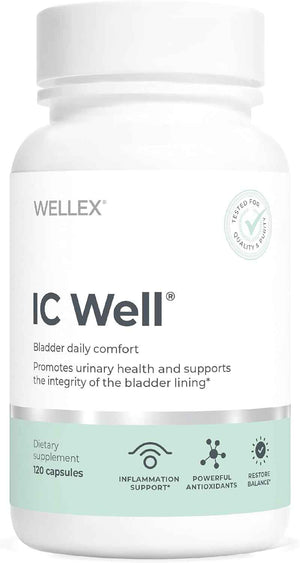 Papillex IC Well - Bladder Comfort & Urinary Wellness Support Supplement - NAG, Chondroitin & Quercetin for Urinary Comfort, Frequency & Sleep Support - 30-Day Formula