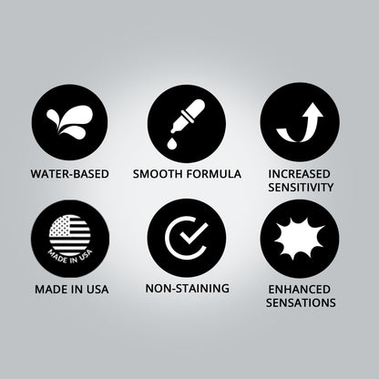 Adam & Eve Make Me Cum Water Based Clitoral Sensitizer Clear Gel - Personal Sexual Lubricant for Women - Increases Sensitivity for Stronger Orgasm - Lube for Sex and Masturbation - Clear 1 oz.