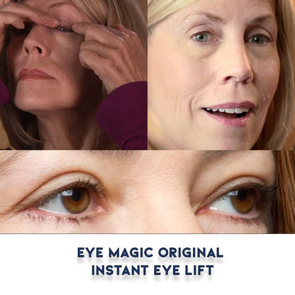 Premium Original Instant Eye Lift Kit – Eyelid Lift Strips with Wax/Gel for Droopy Upper Eyelids (64 Strips, Small/Medium)