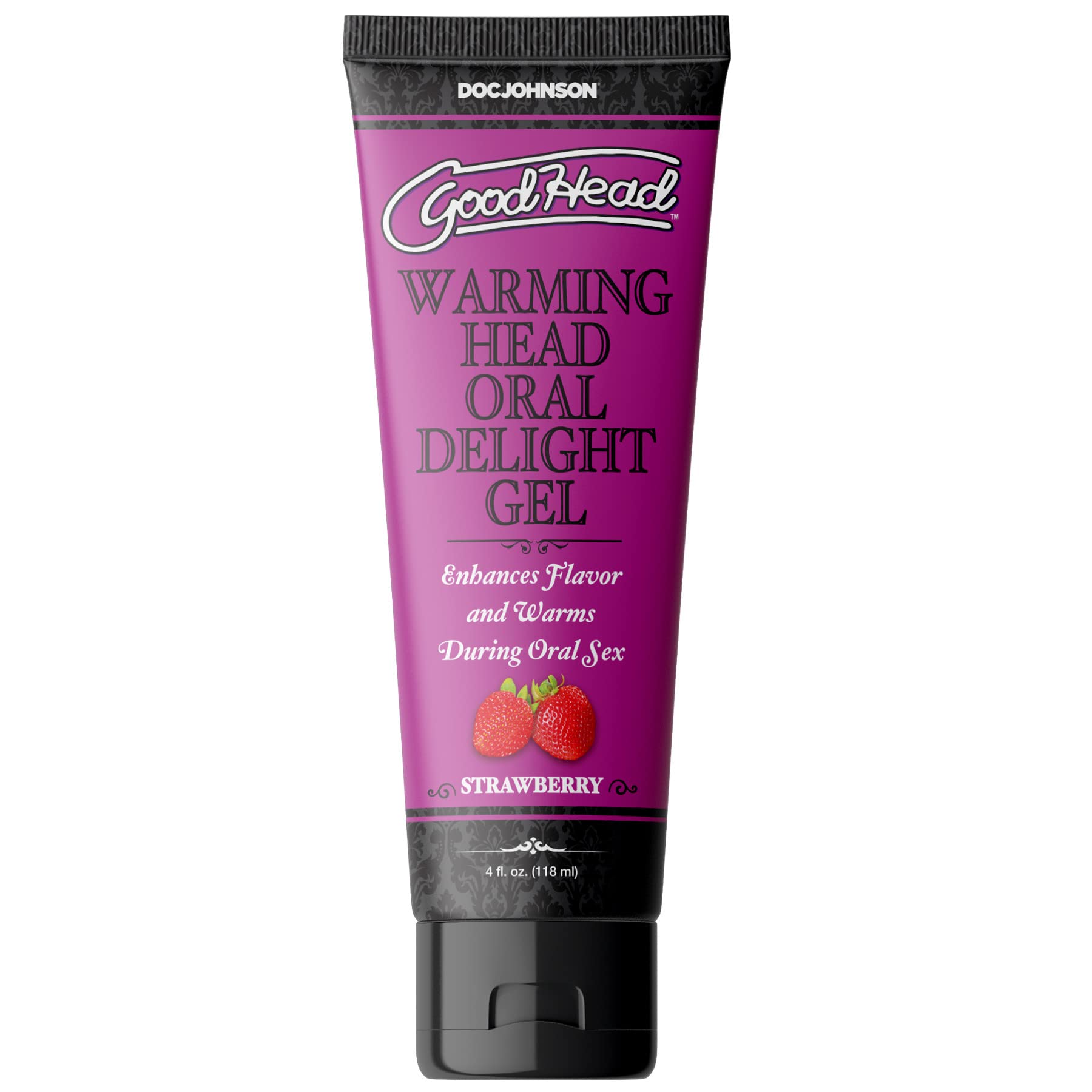 Doc Johnson GoodHead - Warming Oral Delight Gel - Strawberry - 4 fl. oz. (118 ml)