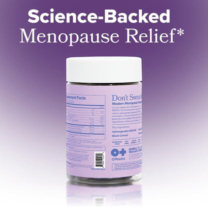 MENO Menopause Gummies - Hot Flashes & Night Sweats - 30-Day Supply