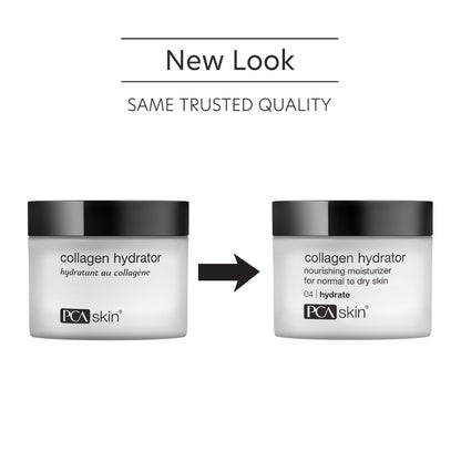 PCA SKIN Hydrating Collagen Cream for Face, Collagen Hydrator Night Cream, Hydrates and Firms Dry Mature Skin, Made with Shea Butter, Olive Fruit Oil, and Sweet Almond Fruit Extract, 1.7 oz Tub