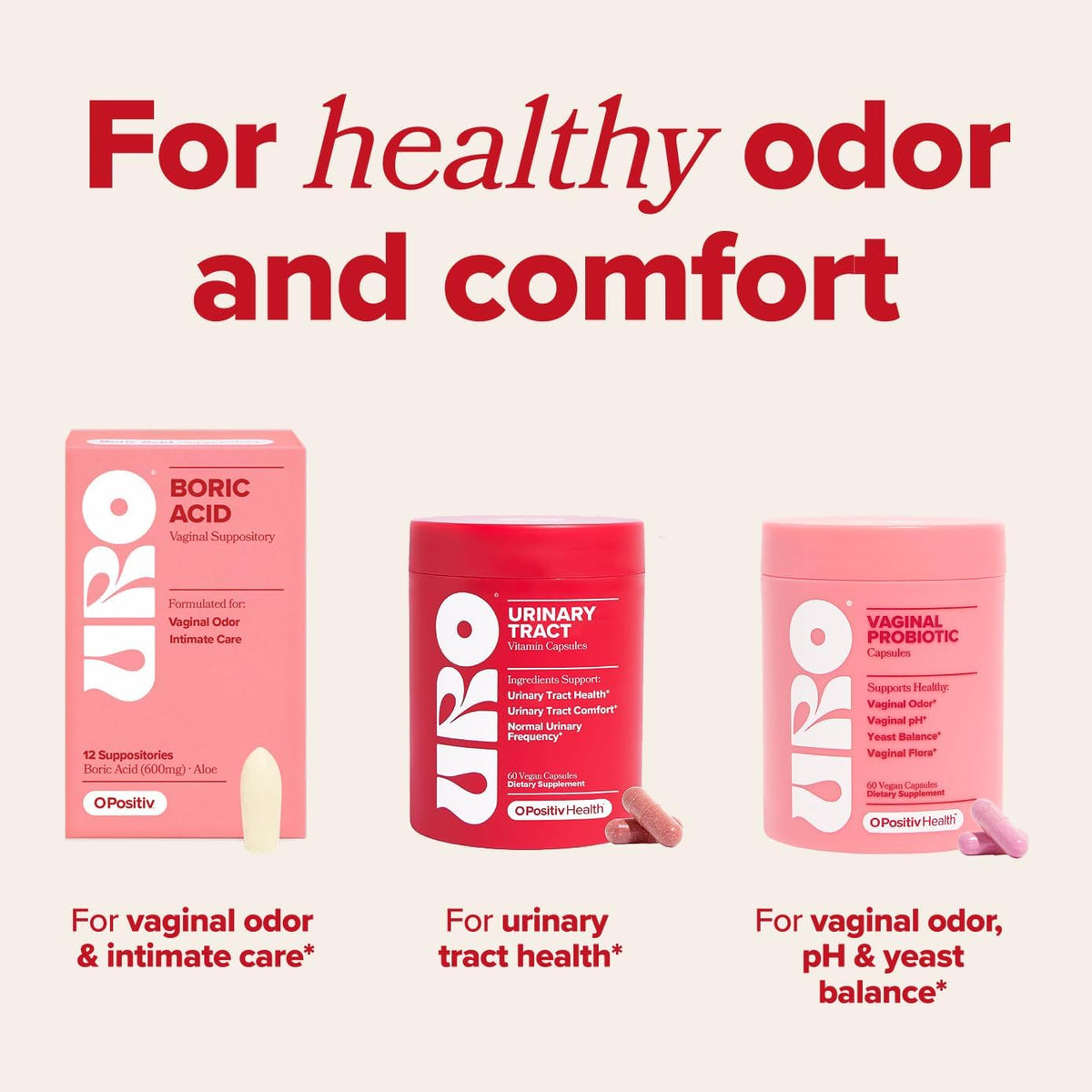 URO Urinary Tract Health Supplement with Pacran Cranberry - 30-Day Supply