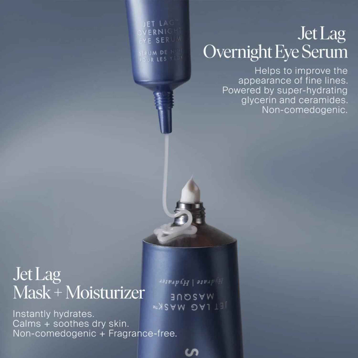 Summer Fridays Jet Lag Overnight Eye Serum - Nourishing Undereye Treatment for Dark Circles - Helps to Hydrate, Smooth, Firm & Depuff - Enriched with Glycerin to Lock in Moisture (0.5 Fl Oz)