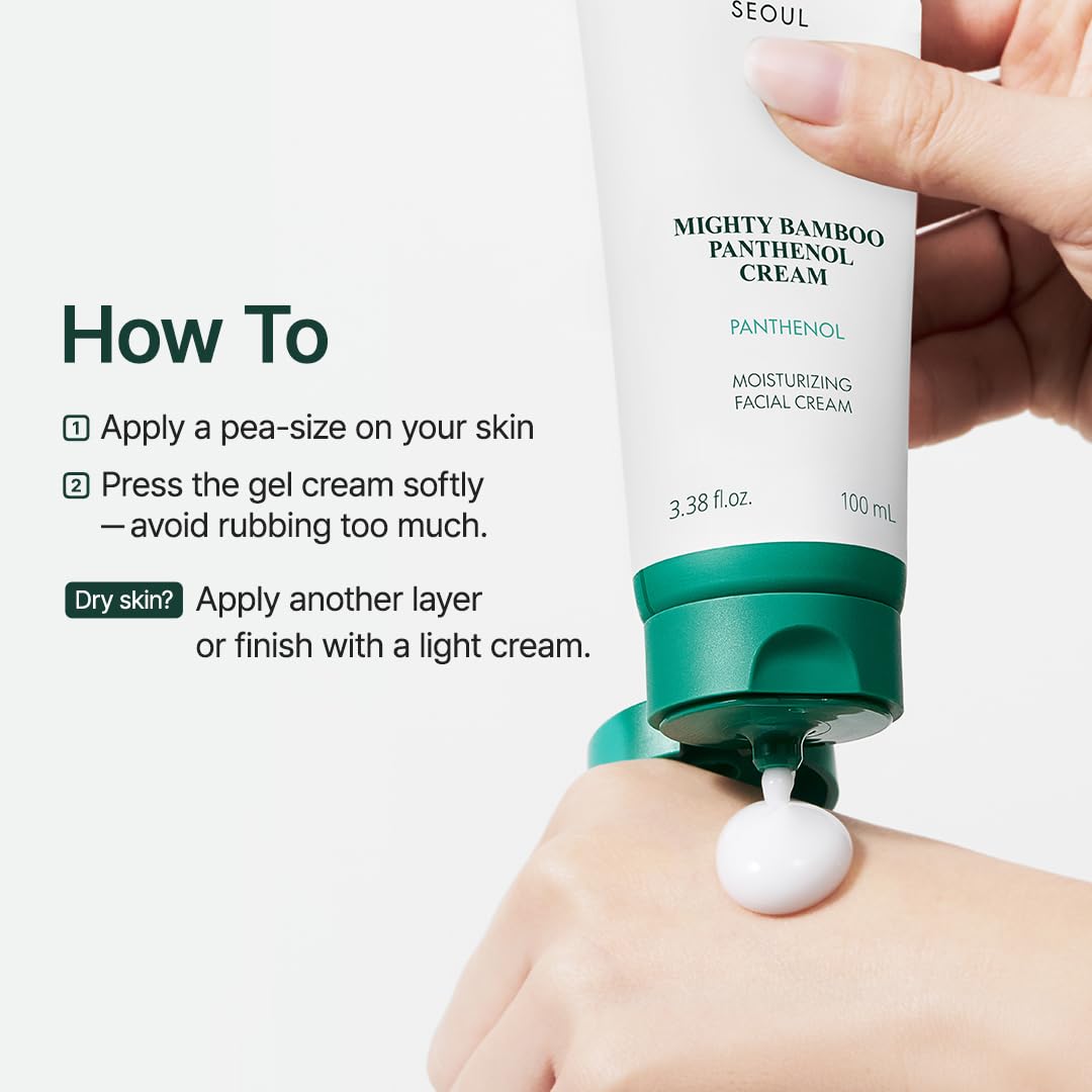 PURITO Panthenol 10% Post-Acne Cream | Moisturizer for Blemish Marks, Barrier Repair | Silicone-Free, Non-Comedogenic, Fragrance-Free, Vegan & Cruelty-free | Korean Skincare, 100mL 3.38 fl.oz