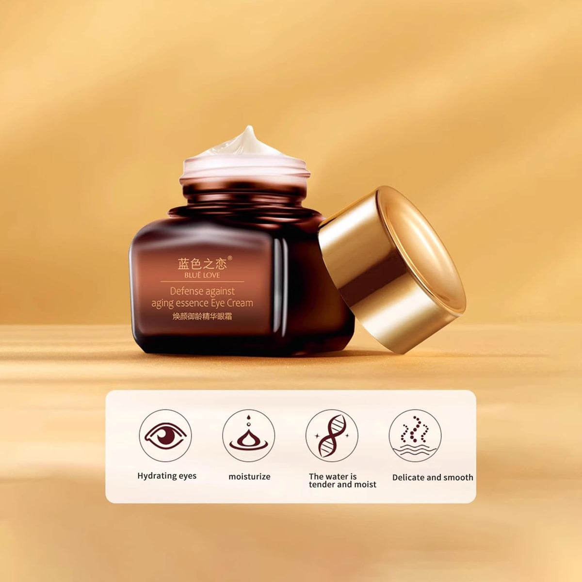 BLUE LOVE 3PCS Anti-Aging Eye Cream - Dark Circles & Puffiness Treatment