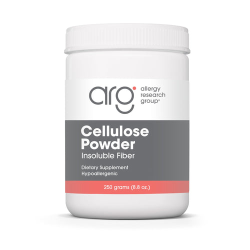 Allergy Research Group ARG Cellulose Powder - Microcrystalline Cellulose - Digestive System Support - Non-Fermentable Insoluble Fiber - Hypoallergenic Formula - 125 Servings - 8.8 oz