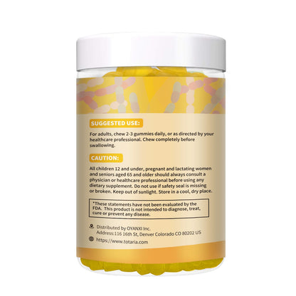 Totaria Fiber Gummies Pineapple 2 Bottles