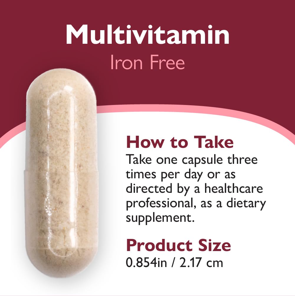 Celebrate Vitamins Bariatric Multivitamin, Iron Free - Post Gastric Bypass & Sleeve Gastrectomy Supplement for Men & Women - Essential Minerals & Vitamins A, B, D & E (270 Capsules)