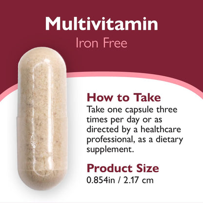 Celebrate Vitamins Bariatric Multivitamin, Iron Free - Post Gastric Bypass & Sleeve Gastrectomy Supplement for Men & Women - Essential Minerals & Vitamins A, B, D & E (270 Capsules)
