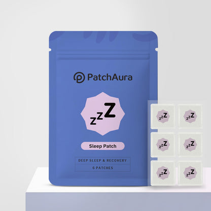 PatchAura Sleep Wellness Patch – Nightly Relaxation & Comfort Support Patch – Convenient Bedtime Routine – 30 Count