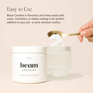 BEAM Glow & Creatine Bundle, Hormone Balance, Energy & Muscle Support for Women, Hair, Skin, Nails, Hydration, Vegan, No Sugar, Third Party Tested