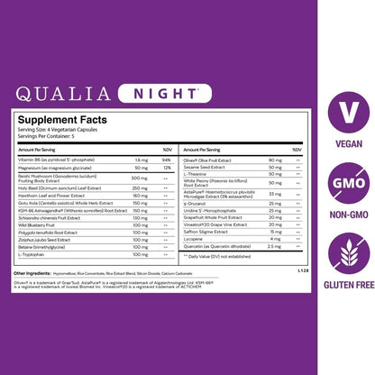 Qualia Mind & Qualia Night - Premium Nootropic Supplement for Mental Performance - Increase Focus - Deep Refreshing Sleep Support - (1 Week Supply)