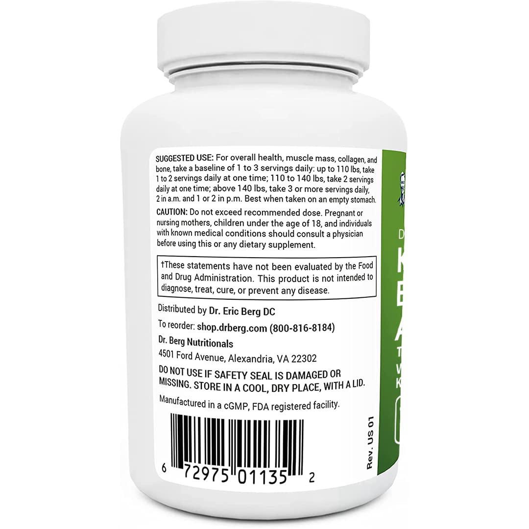 Dr. Berg's Keto Essential Aminos - Contains 8 Essentials Amino Acids -Keto Friendly