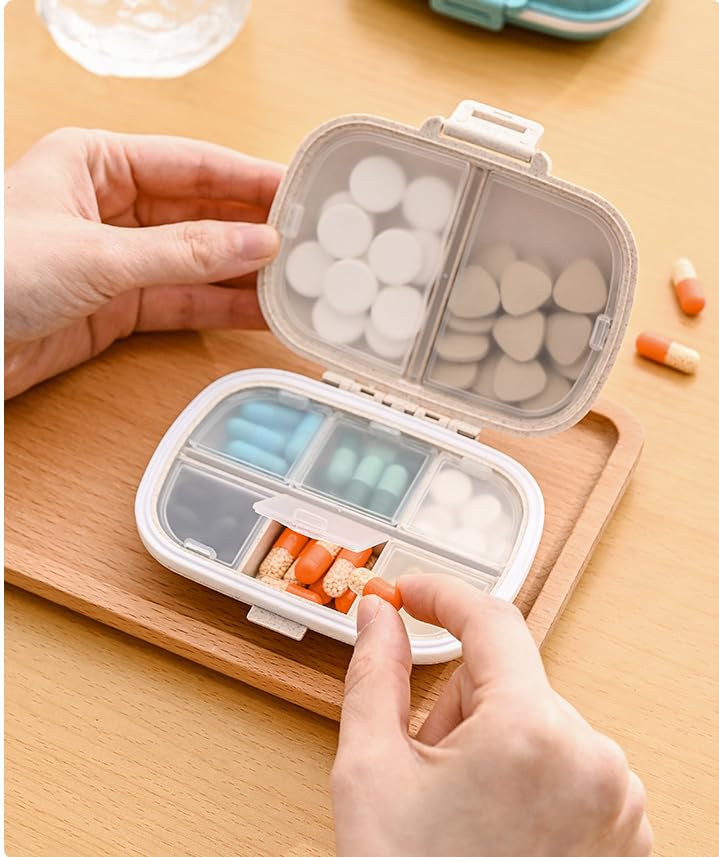 Nature Made Prenatal Multi + DHA, 150 Softgels, Bundle with a Travel Pill Organizer