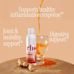Rho Nutrition Liposomal Curcumin + Resveratrol (1 Pack) – Ultra High Absorption Liquid Curcumin Supplement – Promotes Joint Comfort, Mobility, Cellular Health and Overall Well-Being Rho NutritionBuy Supplements Australia