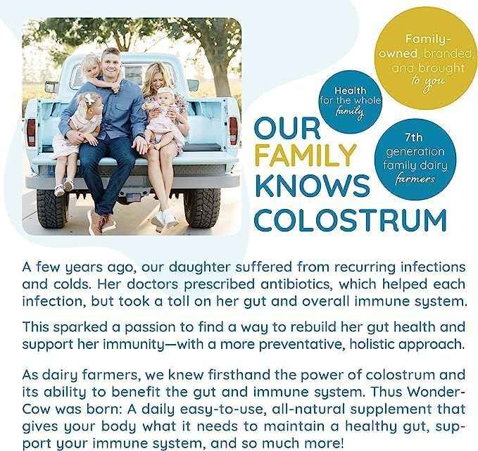 WONDERCOW Bovine Colostrum Superfood Creamer Supplement Powder w/Organic Lions Mane Mushroom & Coconut Milk Powder MCTs - Functional Sugar Free Keto Coffee, Smoothie & Drink Mix Unsweetened