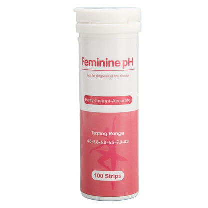 Vaginal Test Strips, 100pcs Vaginal Health PH Test Strips, Disposable Intimate Health Prevent Infection