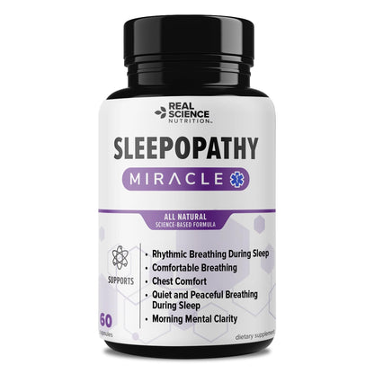 Real Science Nutrition Offers Sleepopathy Miracle to Provide Relief for Difficulty Breathing, Loud snoring, and Morning Headaches