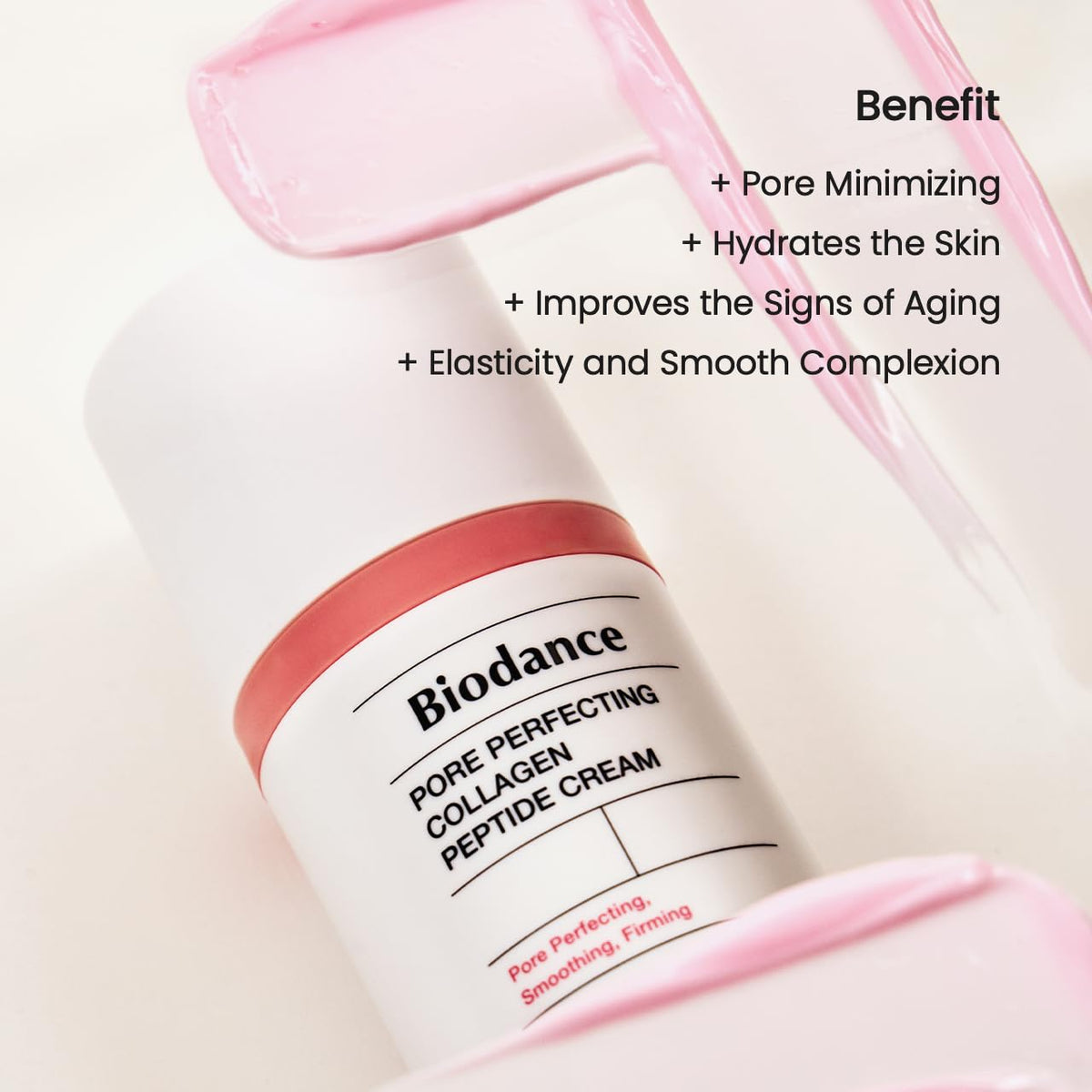 BIODANCE Pore Perfecting Collagen Peptide Cream, Hydrating, Plumping, Pore Care, Firming Facial Moisturizer, Korean Skin Care, Mothers Day Gifts | 1.69 fl. oz.