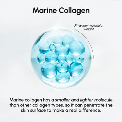 MAREE Eye Gels 2 PACK - Marine Collagen & Hyaluronic Acid Under Eye Patches for Puffiness & Dark Circles
