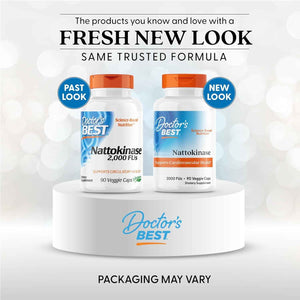 Doctor's Best Nattokinase, Non-GMO, Vegan, Gluten Free, 270 Veggie Caps