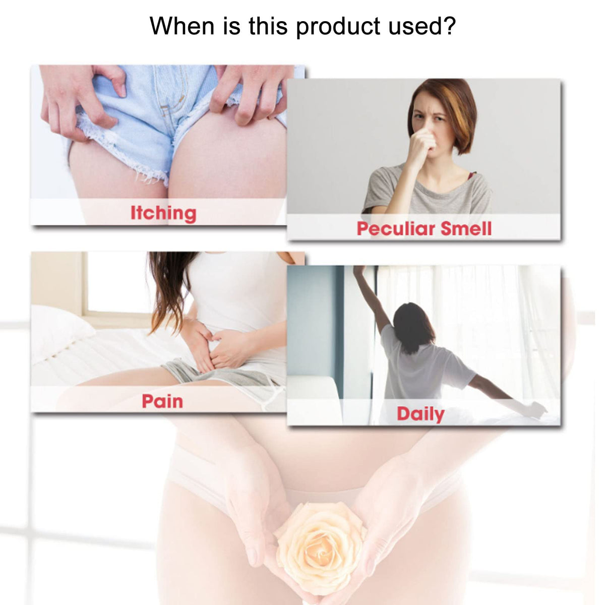 Vaginal Test Strips, 100pcs Vaginal Health PH Test Strips, Disposable Intimate Health Prevent Infection
