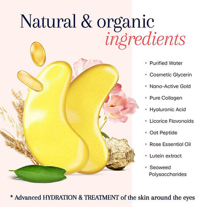 Felico Gold Collagen Under Eye Patches (30 Pairs)