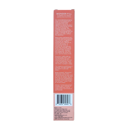 Eight Saints Wonder-fill Plumping Eye Cream (0.5 oz) – Natural & Organic Anti-Aging Treatment for Wrinkles, Dark Circles & Puffiness