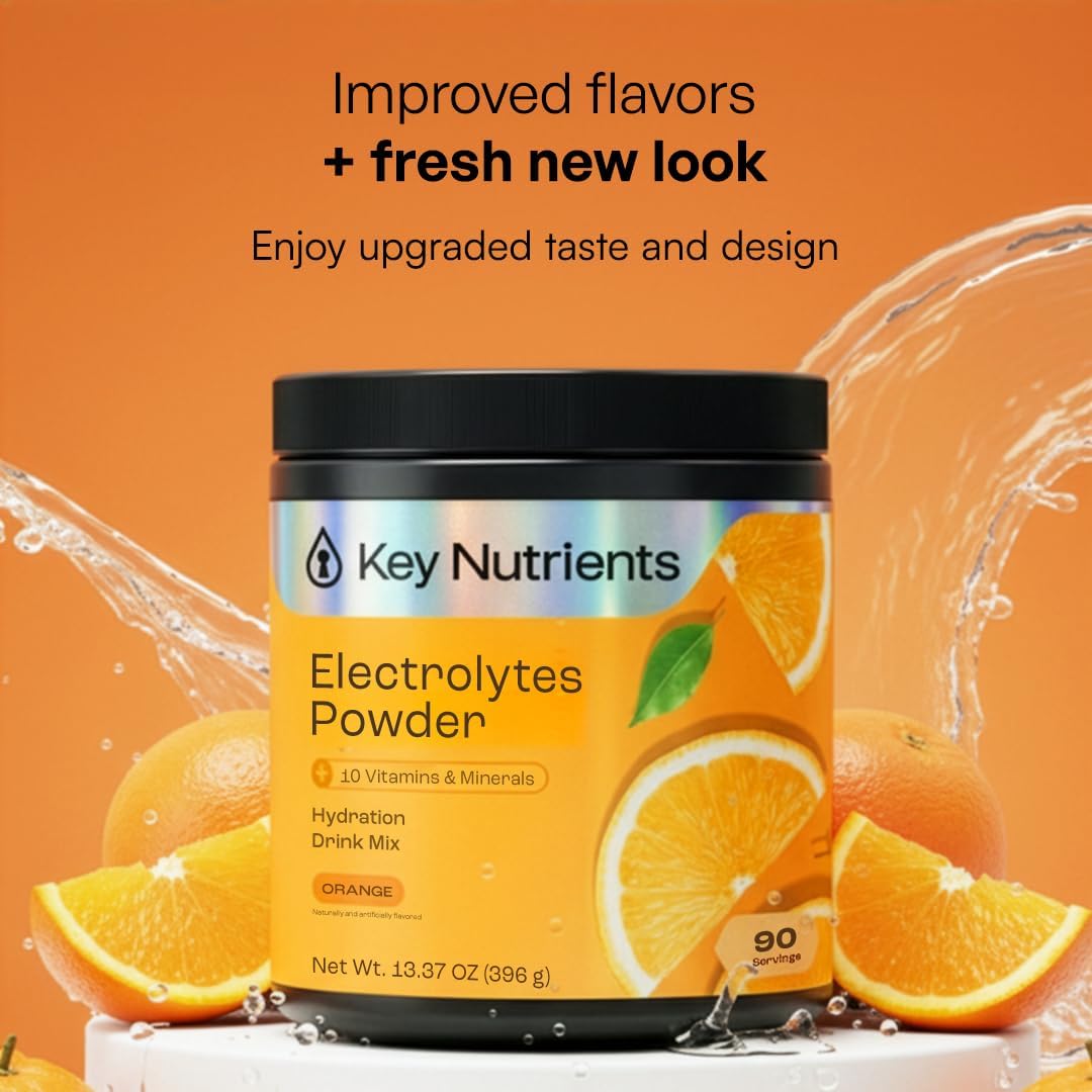 KEY NUTRIENTS Electrolytes Bundle, Orange 90 + Variety 20 Ct