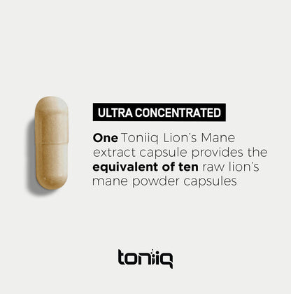 Toniiq 18,000mg 10x Concentrated Ultra High Strength Extract - Made with Organic Lions