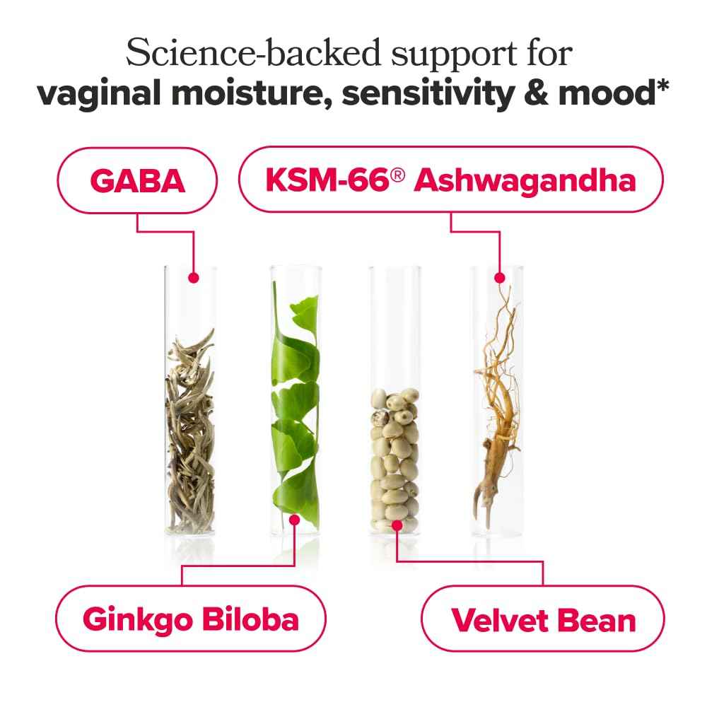 URO Vaginal Moisture & Mood with KSM-66 Ashwagandha - 30-Day Supply
