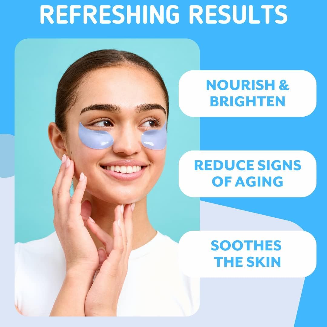Patchology Iced Cooling Under Eye Mask Patches – Peptides, Cloudberry Oil & Bakuchiol – Firming Hydrating Eye Gels for Fine Lines, Puffiness & Dark Circles – 5 Pairs