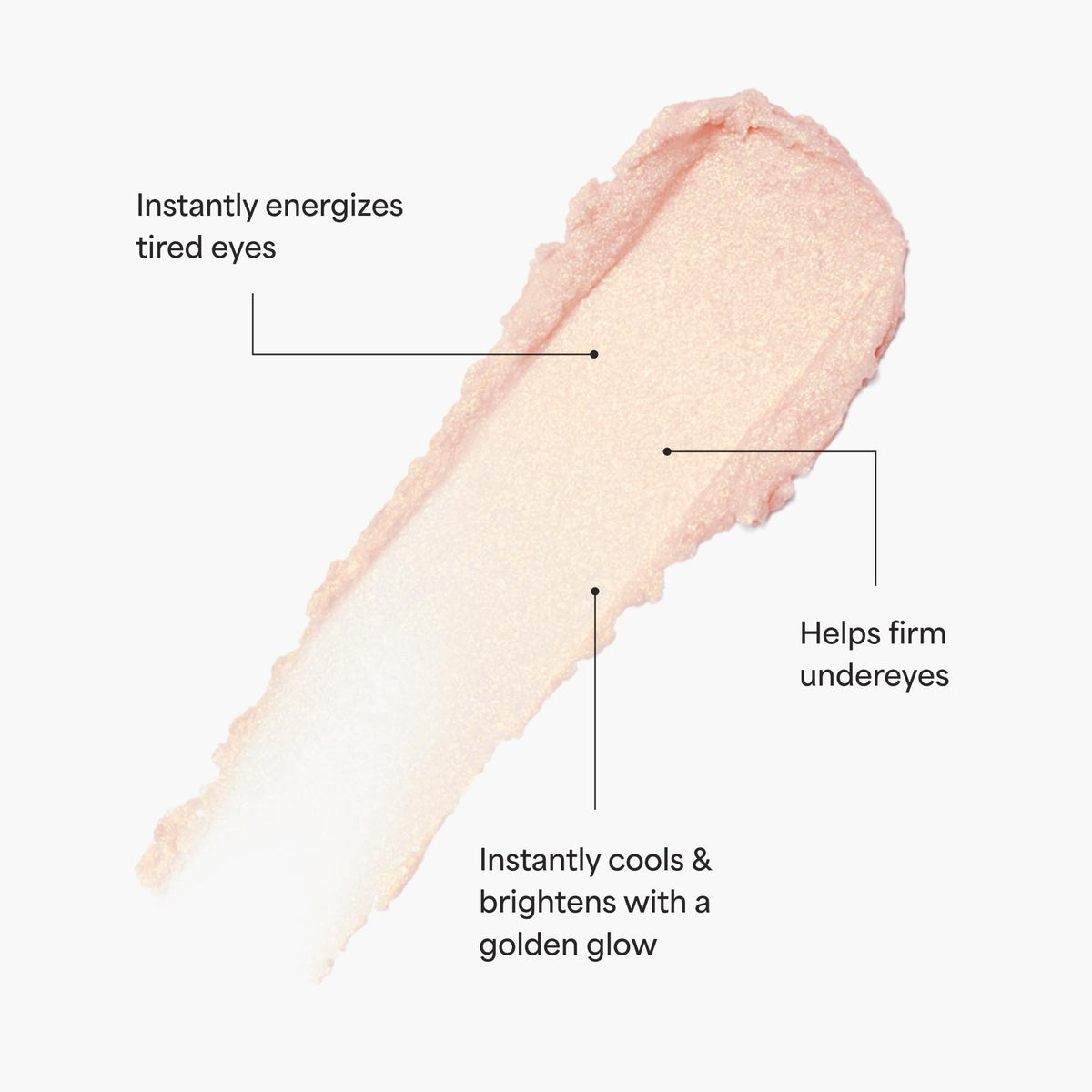 TULA Skin Care ‘Spresso Energizing Eye Balm (Gold Glow) - 10g (0.35 oz) - Caffeine Under Eye Stick for Instant Brightening