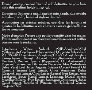 Brickell Men's Hair Styling Hair Gel For Men, All Day Hold for Glossy Style, With Argan Oil, Vitamin E, and Aloe, Scented, 2 Ounce